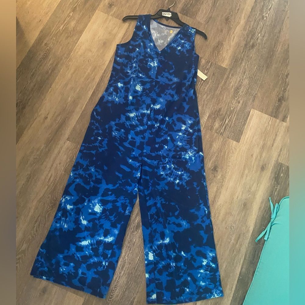 New Ambernoon Tie Dye Jumpsuit Sz Small
